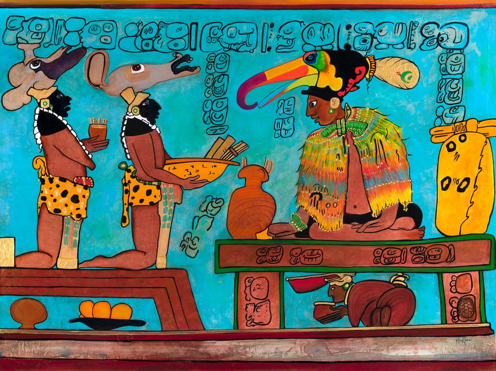 Lord of the Toucans (oil), by Michael O'Kelly.